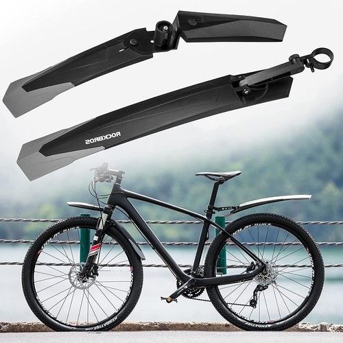 ROCKBROS Bike Fender Set Front Rear Mudguard Dustproof Widen MTB Mudguard