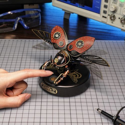 ROKR 3D Metal Model Kits Beetle 3D Puzzle Adult Electric Mechanical Building Kit — image 1