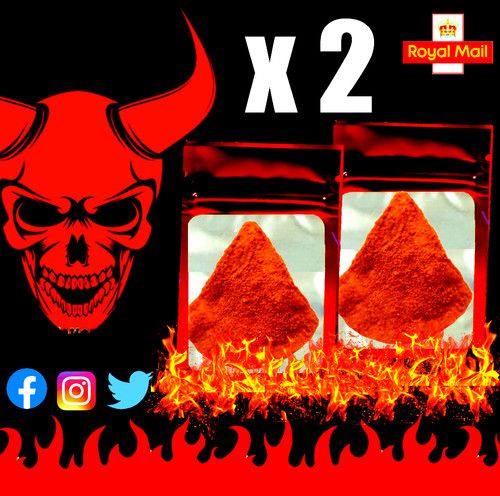 2x HOT CHIP 🔥 WORLDS HOTTEST CHILLI CHIP 🔥 Heat Extreme