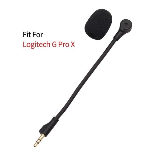 Replacement 3.5mm Mic for Logitech G Pro X Gaming Headset Microphone 1m
