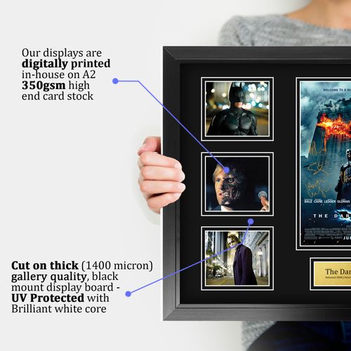 The Dark Knight Signed Large A2 Framed Printed Autograph Memorabilia Gift — image 3