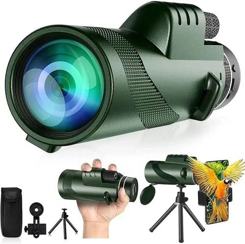 80x100 Day / Night Vision Zoom HD Monocular Starscope Monocular Telescope