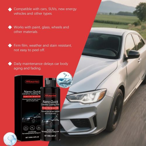 3PACKS Nano-Quick Ceramic Coating,Quick Effect Coating Agent For Car,Shielding — image 9