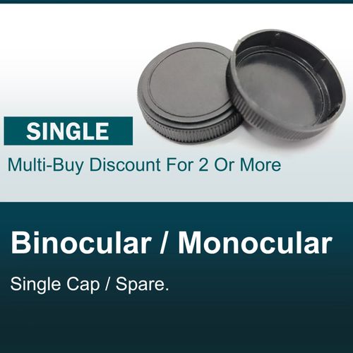 SINGLE Binoculars Plastic Eye Cap / Lens Cover End Cap - Various Sizes Selection — image 2