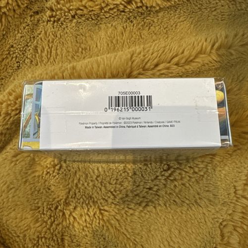 Pokemon Center x Van Gogh Museum Double Deck Box Sealed Pikachu Rare TCG — image 3