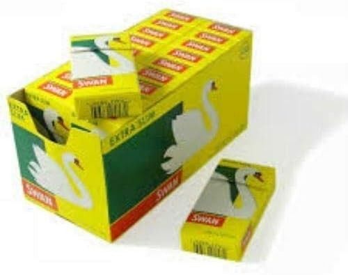 Swan Extra Slim Filter Tips  Smoking Cigarette Full Box 20 X 120 Pack — image 2