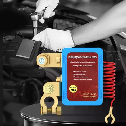 Wireless Remote Car Battery Disconnect Relay Master Kill Cut-off Switch Isolator — image 5