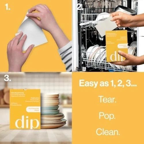 DIP Dishwasher Sheets | 6 months supply (3 boxes of 60) | Eco-Friendly | Lemon — image 8
