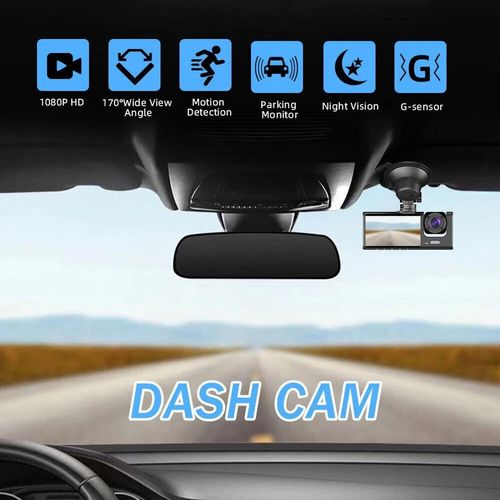 Dual Lens 1080P Car Dash Cam Recorder G Sensor DVR Front and Rear Camera Video — image 6