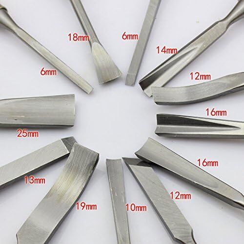 12 Part/set of woodworking Carving Messer Carving Cutter Tools — image 5