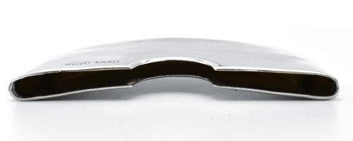 Antique Edwardian Solid Silver Card Case 1901 Hilliard & Thomason — image 4