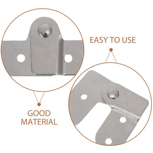 2 Pcs Folding Step Ladder Hinge Attachment Attic Replacement Kit — image 4