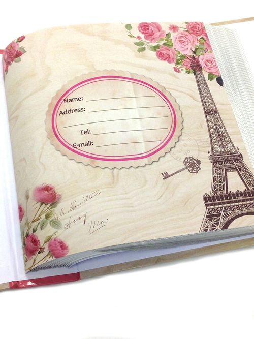 Large Travel Memories 200 Holds Slip In Memo Area Photo Album 4' x 6'   -FL200 — image 3