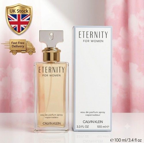 Calvin Klein Eternity For Women Eau De Parfum Spray 100ml / 3.3 oz EDP Perfume