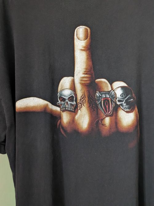 Machine Head T-shirt X-L Mosh Pit Torn ! — image 3