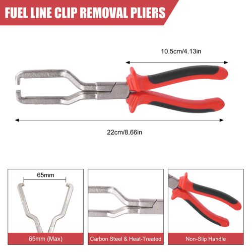 4Pcs Hose Clamp Pliers Remover Kit Water Pipe Fuel Spring Removal Tool Pipe Clip — image 8