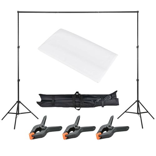 2x2M Photography Photo Studio Background Support Stand Kit Screen Backdrop Set — image 8