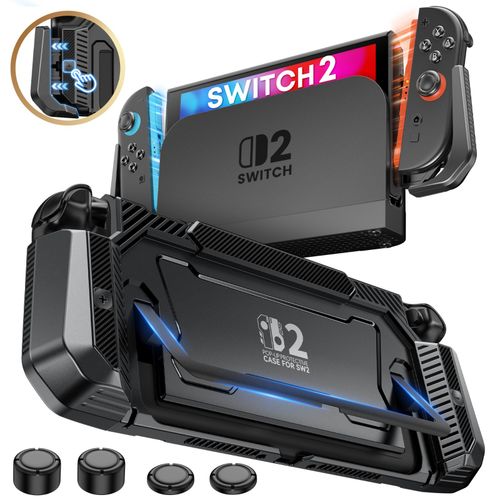 Switch 2 Grip Case Ergonomic Grip Dockable Split Grip Case Switch 2 Accessories — image 1