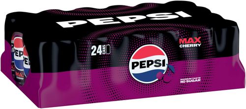 Pepsi Max Cherry No Sugar Cola Cans 24 x 330ml — image 8