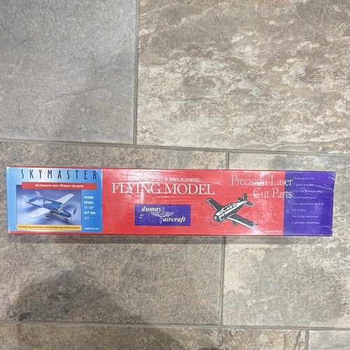 Dumas Skymaster Flying Model 17.5” Span Rubber Powered Laser Cut Kit No 211
