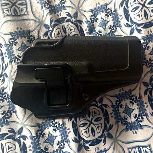 BLACKHAWK! Polymer Paddle Belt OWB Concealment Holster Black Level 1 4100296