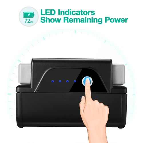 For VAX ONEPWR Lithium Ion Battery 18V 4000mAh MAX BV25040 BV15030 Cordless — image 4