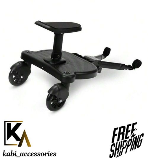Universal Kids Buggy Step Board Stand Wheeled Pushchair Connector Portable UK