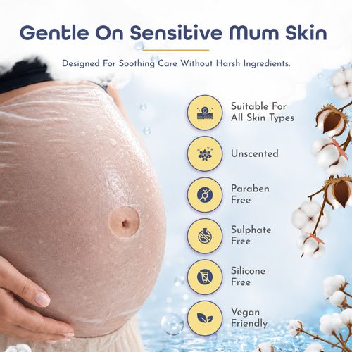 First Days Maternity - Belly Sheet Mask - For Pregnancy Bump Hydration — image 6