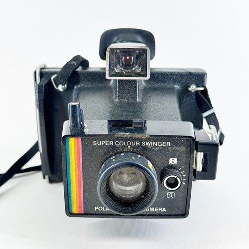 Vintage Polaroid Super Colour Swinger Instant Land Camera 1970s Retro Film Photo