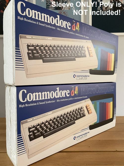 EMPTY BOX SLEEVE Only (No Poly) for Commodore 64 Computer — image 2