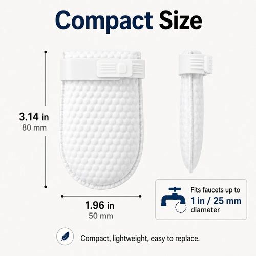 50pcs Faucet Water Filter Bag Cotton Tap Water Filter Thickened Filter Pads — image 3