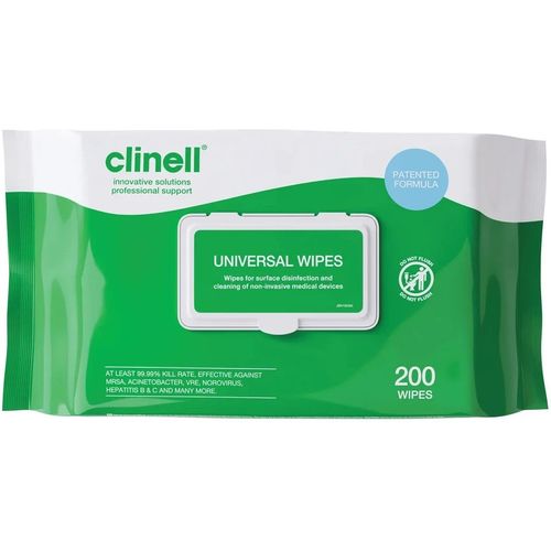 Clinell Universal Antibacterial Wipes 6 x 200 Pack (Cleaning / Disinfecting) — image 2