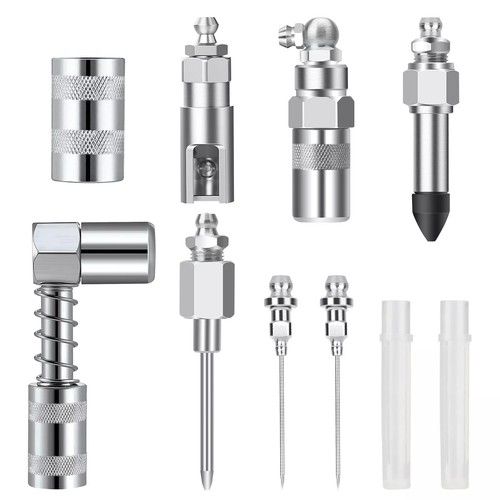 1 Set Grease Nozzle Adapter Grease Gun-Accessory 90 Degree Coupler Adapter Tool