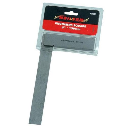 6" 150mm Steel Engineers Square – Precision Measuring Tool for DIY & Craft Work — image 1