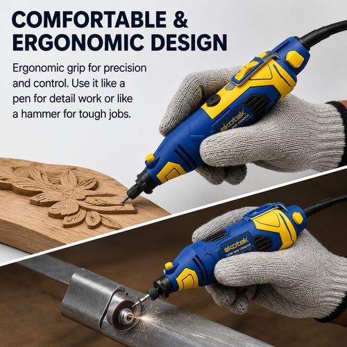 Skotek Rotary Multi Tool 80pc Accessory Kit Variable Speed Dremel Compatible — image 5