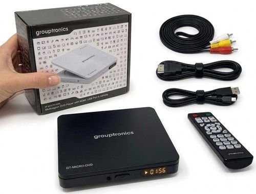 DVD Player Mini Multi Region HDMI Powered From USB or Mains 1080p GT-MICR-DVD