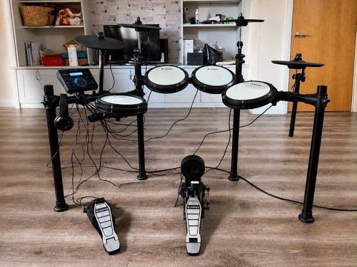 Donner DED-200 Electronic Drum Kit - 5 Drums 3 Cymbles