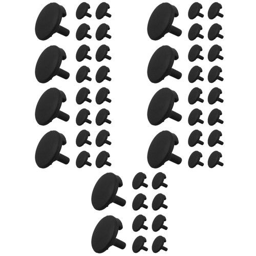 Reusable Silicone Air Fryer Bumpers Heat Resistant Protective Feet Black