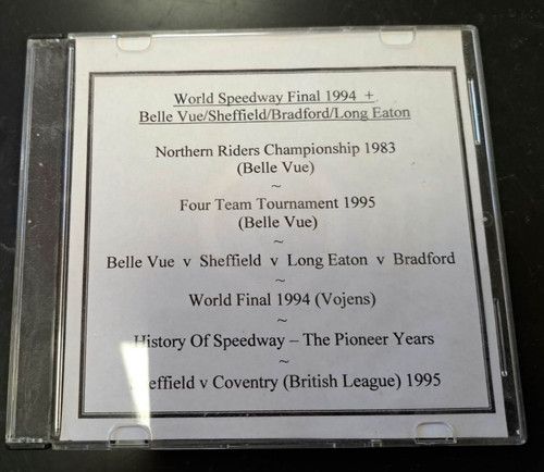 WORLD SPEEDWAY FINAL 1994 & 4TT BV SHEFF BRAD L. EATON DVD 1994/95