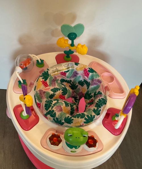 Bright Starts Bounce Jumperoo Jumper Bouncer Toy Lights Sounds Baby Child.Pink… — image 3