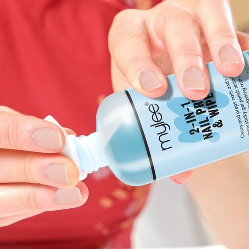 Mylee Nail Gel Polish Prep + And Wipe & Remover UV LED Manicure Acetone 2x250ml — image 6