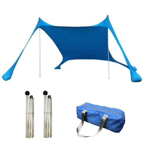 Beach Shade Tent Portable Canopy Sun Shelter UV Protection Family Sunshade