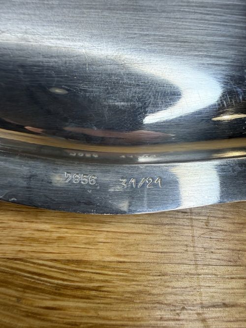 Wilkens 835 Solid Silver Tray 500g German Hallmarked Heavy — image 5