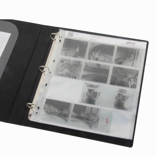 30pcs Ring Binder Archival Storage Page 120 Film Negative Sheet Protector Slide