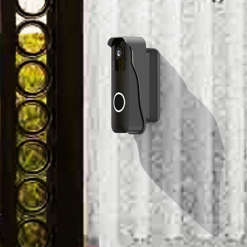 Plastic Adjustable Angle Mount Holder Black Bracket for Blink Wireless Doorbell — image 7