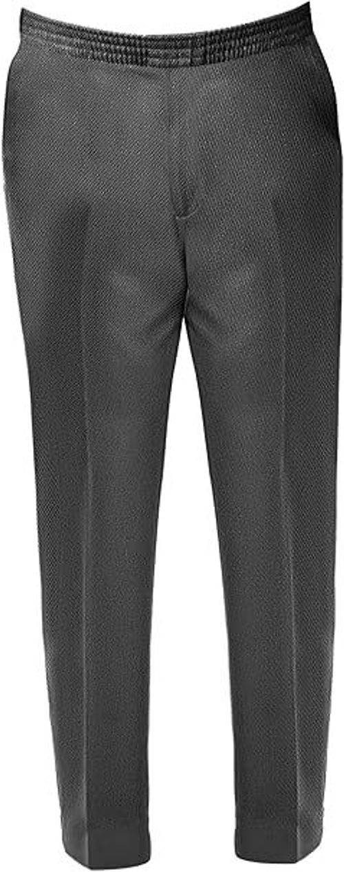 BOYS STURDY FIT ALL AROUND FULL ELASTICATED,GENEROUS FIT SCHOOL PULL UP TROUSERS — image 2