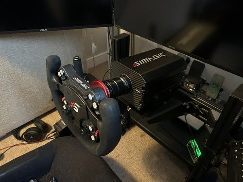Simagic M10 Direct Drive Wheel Base + Maglink Adaptor