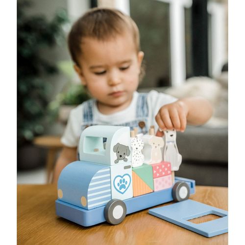 Orange Tree Toys Wooden Dog Grooming Van – Sustainable Puzzle & Play Set NEW — image 9