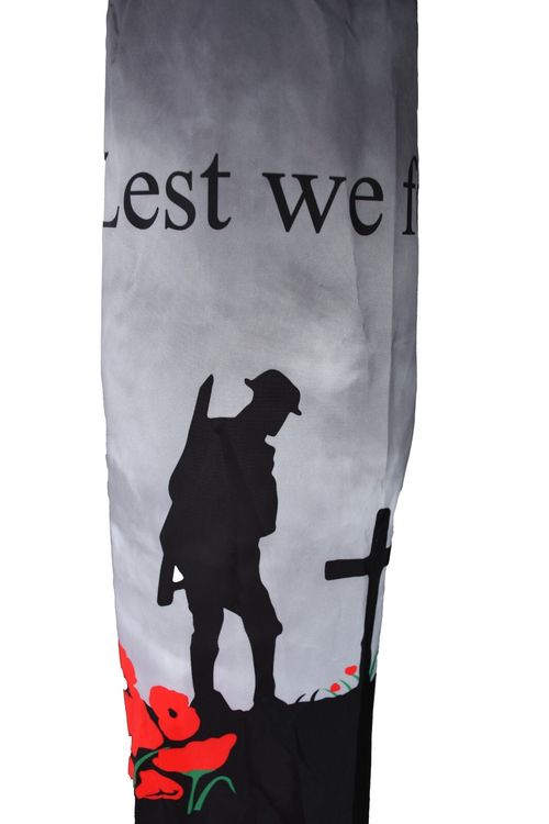 Lest We Forget Poppy Flag Nylon 5' Windsock Lest We Forget — image 3
