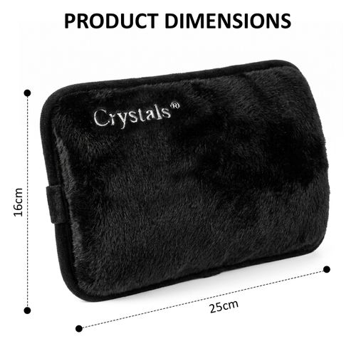 Rechargeable Electric Hot Water Bottle Bed Hand Warmer Massaging Cozy Heat Pad — image 2